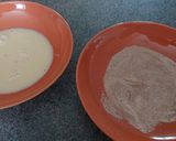 A picture of step 1 of Tortilla French Toast.