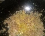 A picture of step 1 of Aloo Matar.