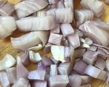 Foto del paso 6 de la receta: Acelgas silvestres con garbanzos y jamón 👩‍🌾