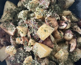 Foto del paso 4 de la receta: Wok de setas con patatas y castañas a la mostaza