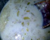 A picture of step 4 of sig's white garlic and onion sauce ..