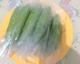 Foto langkah ke 2 dari resep Es pisang ijo.