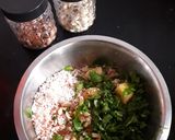 A picture of step 2 of Sago dry fruits Appam.