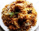 चिकन दम बिर्याणी (Chicken dum biryani recipe in marathi) रेसिपी स्टेप 8 फोटो 