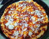 A picture of step 5 of Farmhouse Veg Pan Pizza.