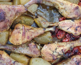 Foto del paso 5 de la receta: Muslos de Pollo con Aromas de Monte al Horno