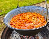 Babos csülkös káposzta bográcsban recept fázis 3 fotója