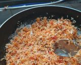 A picture of step 5 of Orange pulao.