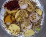 A picture of step 7 of Hilsa fish salan.