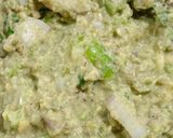 A picture of step 2 of Moong dal pakora.