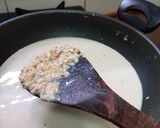 A picture of step 3 of Vegan oats kheer.