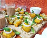 A picture of step 9 of Aloo Bonda Tarts.
