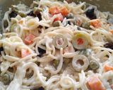 Foto del paso 1 de la receta: Ensalada Rusa con pasta 🍲