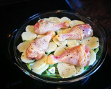Foto del paso 7 de la receta: Jamoncitos de pollo con judías y patata al horno