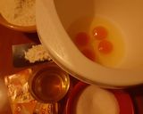 Olajos linzer málnakocsonyával recept fázis 1 fotója