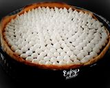 Une image de l'étape 15 de Tarte au pamplemousse meringuée à la pistache.