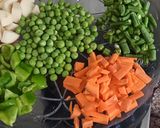 A picture of step 4 of Vegetable Pulao.