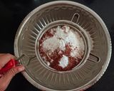A picture of step 1 of Red Velvet Cupcakes.