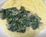 Foto del paso 5 de la receta: Omelette relleno de espinaca