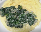 Foto del paso 5 de la receta: Omelette relleno de espinaca