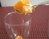 A picture of step 2 of Orange Punch.