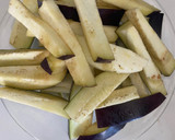 Foto del paso 1 de la receta: Calabazas y berenjenas con queso parmesano (en freidora de aire)