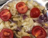 A picture of step 2 of Tomato and mozzarella frittata.