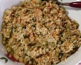Foto del passaggio 4 della ricetta #101 Cous-cous alle carote, piselli e pesto alla genovese