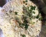 A picture of step 3 of Spinach Tikki.
