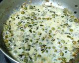 A picture of step 11 of Methi Matar Malai.