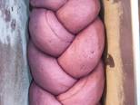 Bánh mì khoai lang tím(Purple Sweet Potato Bread) bước làm 6 hình
