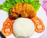 Hình bước làm 3 của món Cơm Ức Gà Chiên Xù