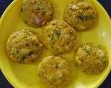 A picture of step 3 of Bitter Gourd Tikki.