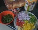 A picture of step 2 of Peri peri stuffed pav.