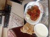 بادمجان گوجه‌فرنگی فوری