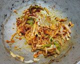 A picture of step 2 of Chowmein.