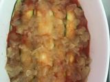 Lasaña de alitas de pato y habitas baby