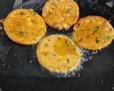 A picture of step 5 of Coin paratha.