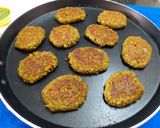 A picture of step 4 of Hara Bhara Kabab.