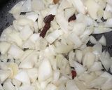 A picture of step 2 of Lamb curry.