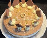 A picture of step 7 of No-bake 3 Layers Chocolate Cheesecake:.