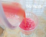 Hình bước làm 3 của món Sinh tố dưa hấu
