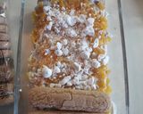 Foto del paso 4 de la receta: Postre de durazno, vainilla, crema y merengue