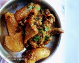 A picture of step 8 of Peppered Ponmo.