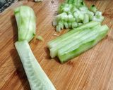 Foto del paso 1 de la receta: PEPINO🥒 Y YOGURT🍓 Almuerzo, Plan de Dieta No.3
