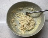 A picture of step 3 of Mayo shredded chicken with melted cheese sandwich.