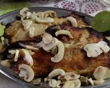 Foto do passo 3 de Filé de Peixe na Manteiga com Champignon e Alcaparras
