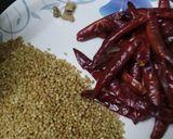 A picture of step 1 of Vattaram Idli Podi.