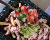 Foto del paso 6 de la receta: Papas fritas cargadas de carne asada (Carne asada fries)