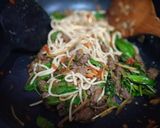 รูปขั้นตอนการทำที่ 4 ของ เนื้อวากิว,สปาเกตตี,ผัดขี้เมา,ไข่ดาว - คีโต